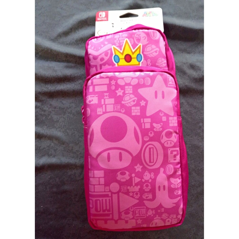 HORI Adventure Pack Princess Peach Carry/Shoulder Bag Pink for Nintendo Switch